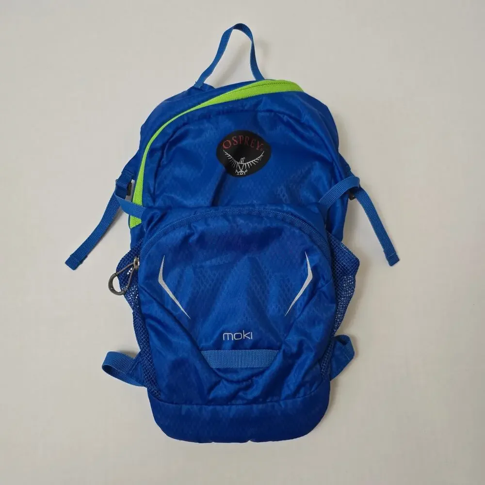 Osprey Moki 1.5 Hydration Pack Hiking Camping Mountain Biking Backpack Blue